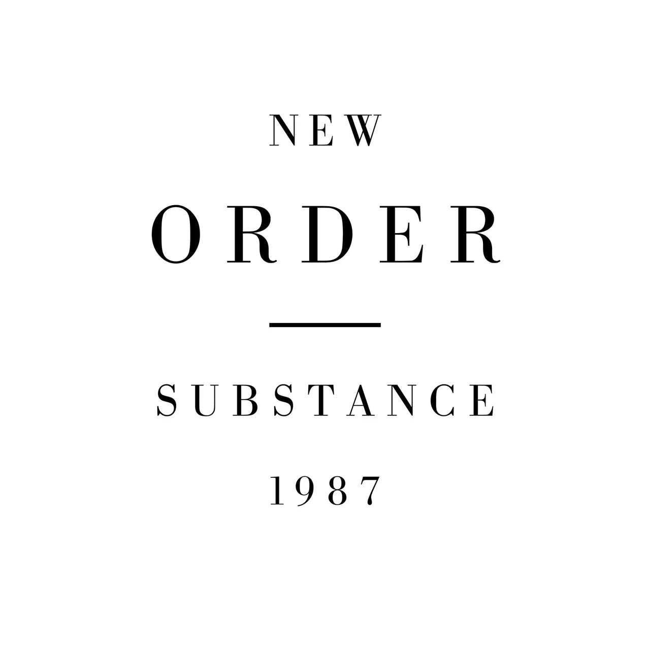 New Order - Substance